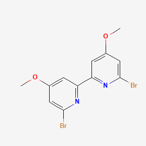 molecular formula C12H10Br2N2O2 B15090613 6,6'-Dibromo-4,4'-dimethoxy-2,2'-bipyridine CAS No. 117873-74-2