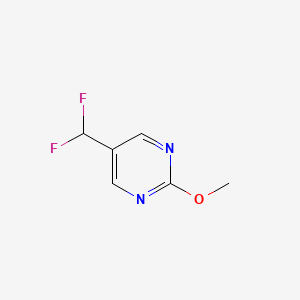 molecular formula C6H6F2N2O B15090620 5-(Difluoromethyl)-2-methoxy-pyrimidine 