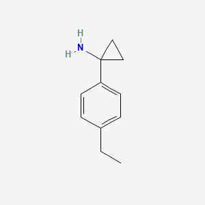 1-(4-Ethylphenyl)cyclopropan-1-amine