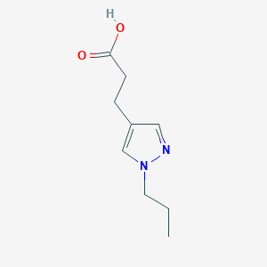 3-(1-propyl-1H-pyrazol-4-yl)propanoic acid