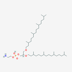 2-Aminoethyl 2,3-bis(3,7,11,15-tetramethylhexadecoxy)propyl hydrogen phosphate