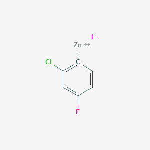 2-Chloro-4-fluorophenylzinc iodide