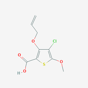 3-(Allyloxy)-4-chloro-5-methoxythiophene-2-carboxylic acid