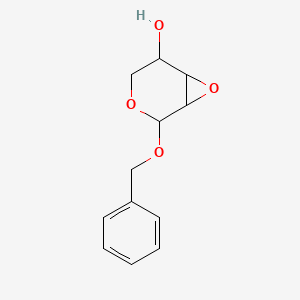 molecular formula C12H14O4 B15090743 Benzyl-2,3-anhydro-alpha-D-ribopyranoside 