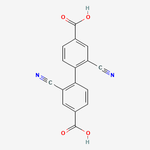 2,2'-Dicyano-[1,1'-biphenyl]-4,4'-dicarboxylic acid