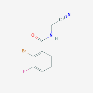 2-Bromo-N-(cyanomethyl)-3-fluorobenzamide