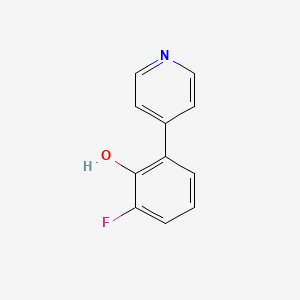 2-Fluoro-6-pyridin-4-yl-phenol