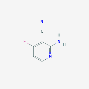 molecular formula C6H4FN3 B15090826 2-Amino-4-fluoronicotinonitrile 