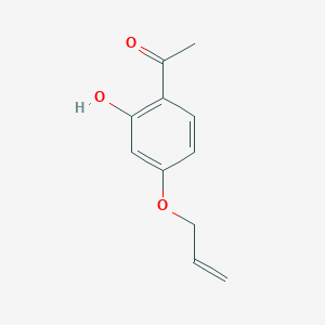 molecular formula C11H12O3 B15090851 Ethanone, 1-[2-hydroxy-4-(2-propenyloxy)phenyl]- CAS No. 40815-74-5