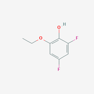 molecular formula C8H8F2O2 B15090886 2-Ethoxy-4,6-difluorophenol 