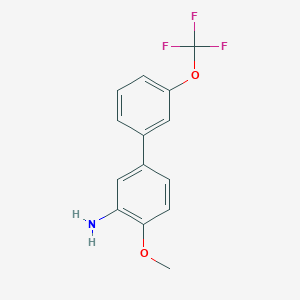 3-Amino-4-methoxy-3'-(trifluoromethoxy)biphenyl