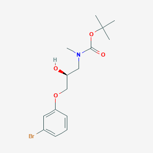 (S)-tert-butyl (3-(3-bromophenoxy)-2-hydroxypropyl)(methyl)carbamate