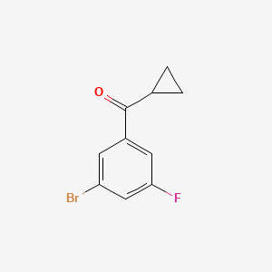 (3-Bromo-5-fluorophenyl)(cyclopropyl)methanone