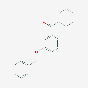 [3-(Benzyloxy)phenyl](cyclohexyl)methanone