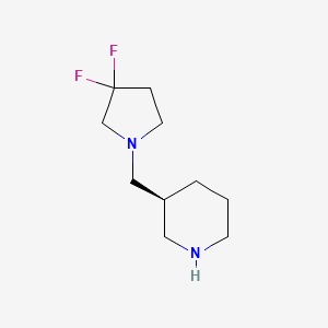 molecular formula C10H18F2N2 B15090969 (3S)-3-[(3,3-Difluoropyrrolidin-1-yl)methyl]piperidine 