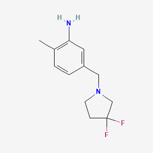 5-(3,3-Difluoro-pyrrolidin-1-ylmethyl)-2-methyl-phenylamine