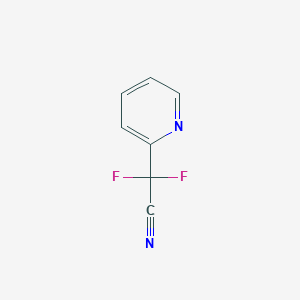 molecular formula C7H4F2N2 B15091022 Difluoro(pyridin-2-yl)acetonitrile CAS No. 1159512-42-1