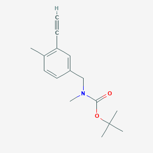 (3-Ethynyl-4-methyl-benzyl)-methyl-carbamic acid tert-butyl ester