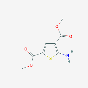 molecular formula C8H9NO4S B15091041 Dimethyl 5-aminothiophene-2,4-dicarboxylate 