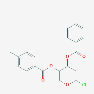 [2-Chloro-5-(4-methylbenzoyl)oxyoxan-4-yl] 4-methylbenzoate