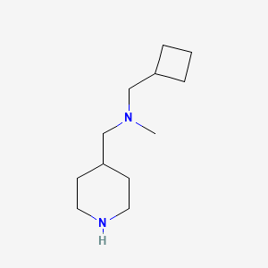 (Cyclobutylmethyl)(methyl)[(piperidin-4-yl)methyl]amine