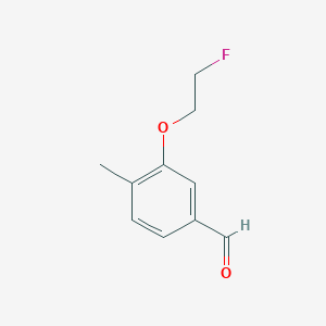 3-(2-Fluoroethoxy)-4-methylbenzaldehyde