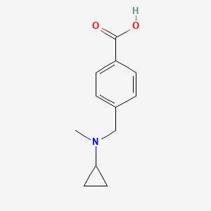 4-{[Cyclopropyl(methyl)amino]methyl}benzoic acid