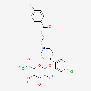 molecular formula C27H31ClFNO8 B15091184 Haloperidol beta-D-Glucuronide 