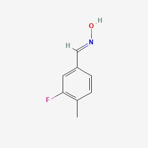 molecular formula C8H8FNO B15091188 3-Fluoro-4-methylbenzaldehyde oxime 