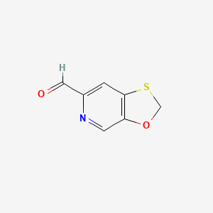 B1509119 [1,3]Oxathiolo[5,4-c]pyridine-6-carbaldehyde CAS No. 872714-69-7