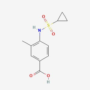 4-Cyclopropanesulfonamido-3-methylbenzoic acid