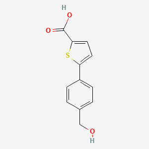 5-(4-(Hydroxymethyl)phenyl)thiophene-2-carboxylic acid