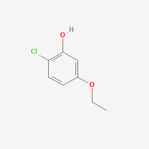 molecular formula C8H9ClO2 B15091246 2-Chloro-5-ethoxyphenol 