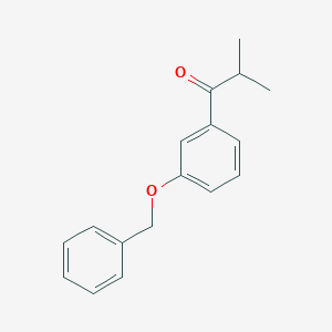 1-[3-(Benzyloxy)phenyl]-2-methylpropan-1-one