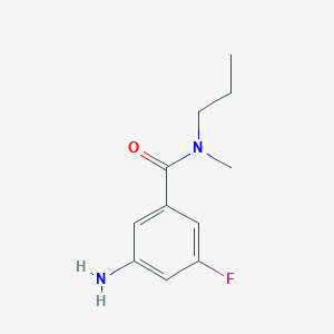 3-Amino-5-fluoro-N-methyl-N-propylbenzamide