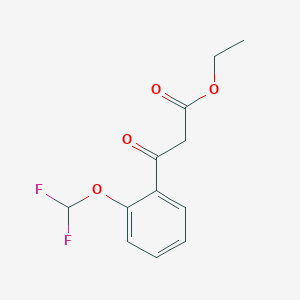 Ethyl 3-(2-(difluoromethoxy)phenyl)-3-oxopropanoate