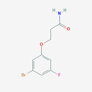 3-(3-Bromo-5-fluorophenoxy)propanamide