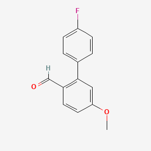 2-(4-Fluorophenyl)-4-methoxybenzaldehyde