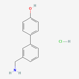 [1,1'-Biphenyl]-4-ol, 3'-(aminomethyl)-, hydrochloride