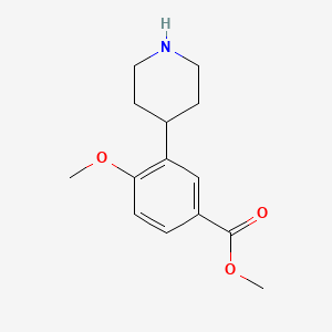 Methyl 4-methoxy-3-(piperidin-4-yl)benzoate