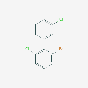 molecular formula C12H7BrCl2 B15091487 1,1'-Biphenyl, 2-bromo-3',6-dichloro- CAS No. 870525-14-7