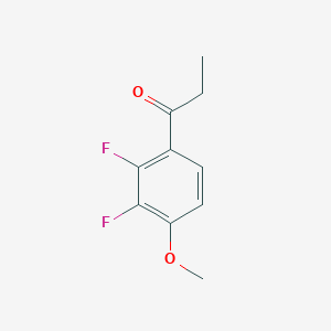 molecular formula C10H10F2O2 B1509152 2,3-Difluoro-4-methoxy-1-propionylbenzene 