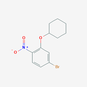 4-Bromo-2-(cyclohexyloxy)-1-nitrobenzene