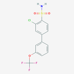 3-Chloro-3'-(trifluoromethoxy)-[1,1'-biphenyl]-4-sulfonamide