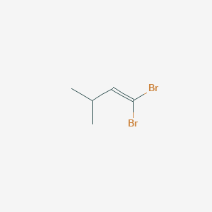 molecular formula C5H8Br2 B15091603 1-Butene, 1,1-dibromo-3-methyl- CAS No. 32363-92-1