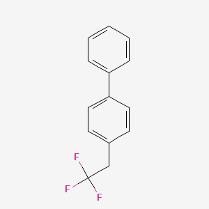 molecular formula C14H11F3 B15091645 4-(2,2,2-Trifluoroethyl)biphenyl 