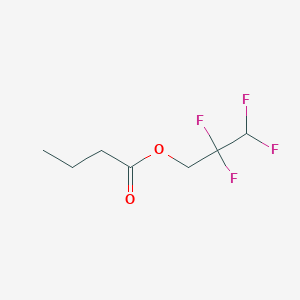 molecular formula C7H10F4O2 B15091664 2,2,3,3-Tetrafluoropropyl butyrate 