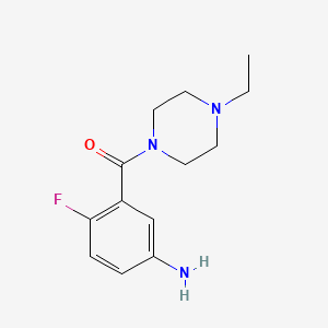 3-(4-Ethylpiperazine-1-carbonyl)-4-fluoroaniline