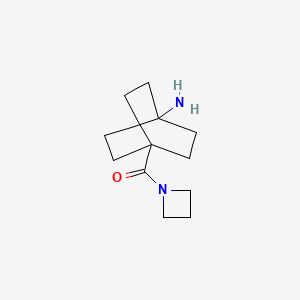 molecular formula C12H20N2O B15091725 (4-Aminobicyclo[2.2.2]octan-1-yl)(azetidin-1-yl)methanone 