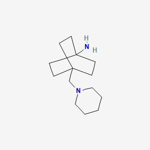 4-(Piperidin-1-ylmethyl)bicyclo[2.2.2]octan-1-amine